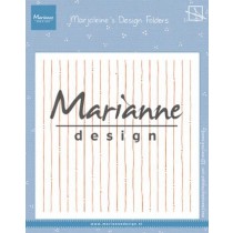 Marianne embossing folder 15x15cm - Stripes