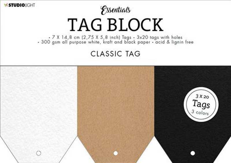 Studio Light Tag Block "classic" SL-ES-TAGBL01