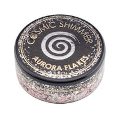 Cosmic Shimmer Aurora Flakes - Icy pink