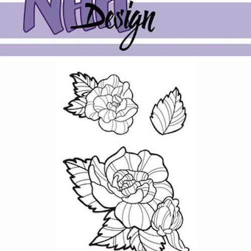 NHH Design Clearstamp - Flower-4