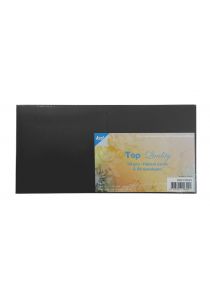 Joy Top Quality Cards & Envelopes 135x135mm "black" 8001/0033