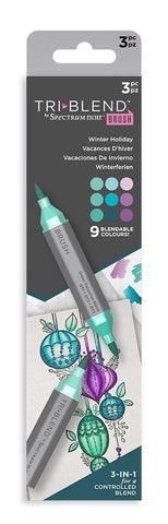 Spectrum Noir TriBlend Marker - "Winter Holiday 3pc" SN-TBBR-WINT3