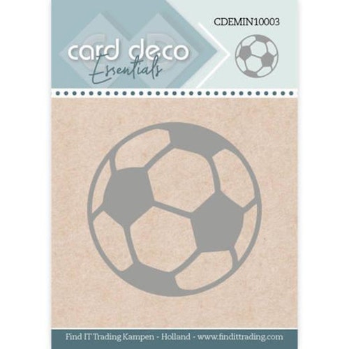 Card deco dies - football CDEMIN10003