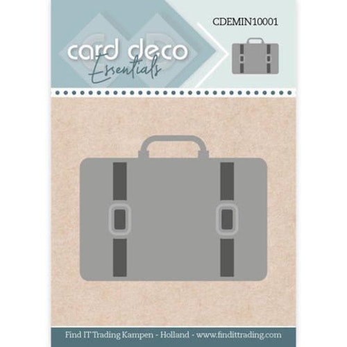 Card deco dies - suitcase CDEMIN10001