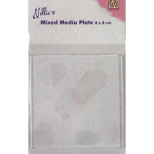 Nellie Snellen Mixed Media Plate 8x8cm NMMP002