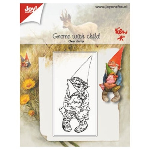 Joy clearstamp - gnome w child 6410/0511