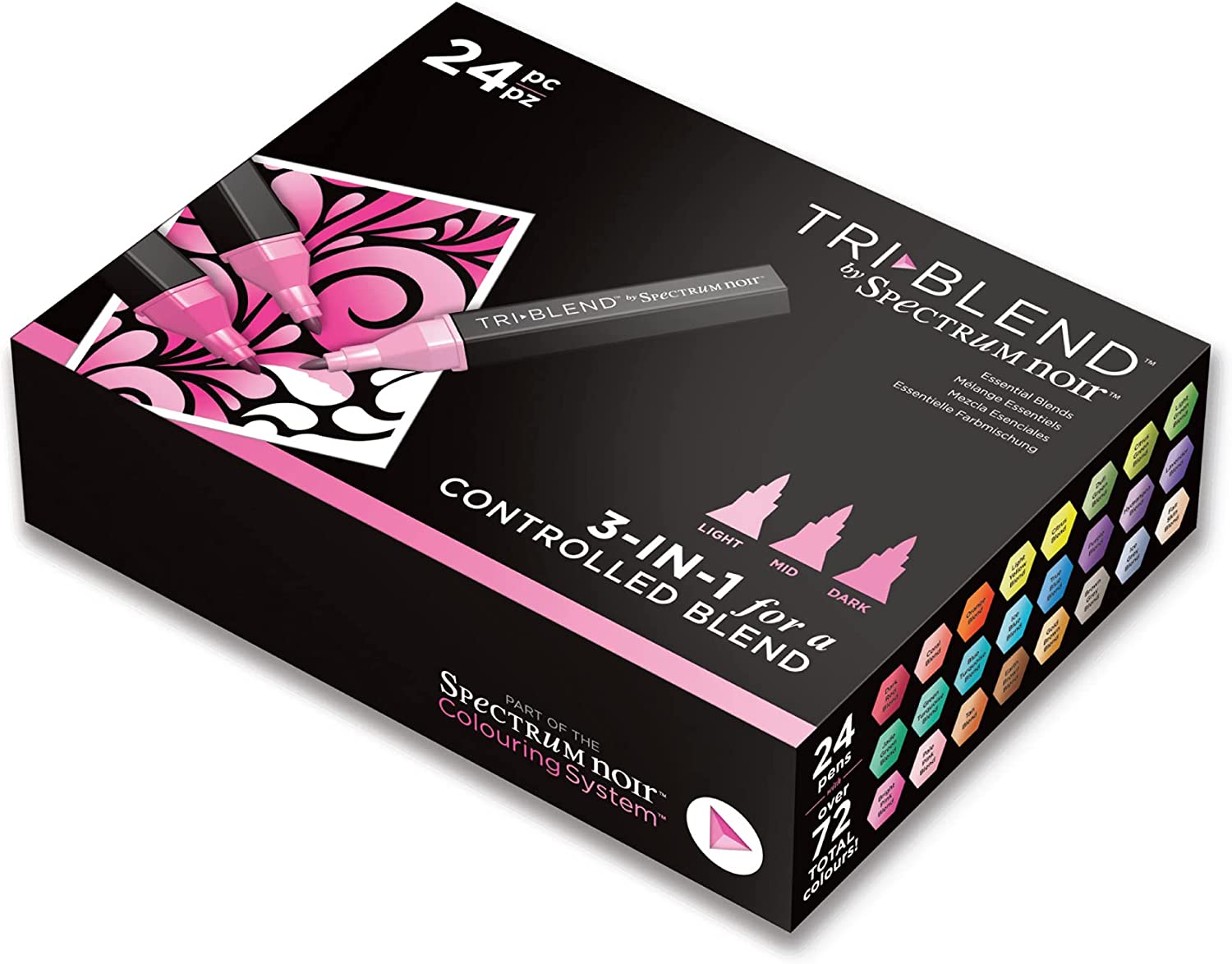 Spectrum Noir TriBlend Marker "Essential Blends 24pcs" SN-TBLE-EBLE24