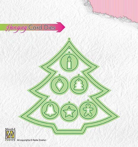 Nellie Snellen Dies  - Card Dies Christmas Tree HCD001