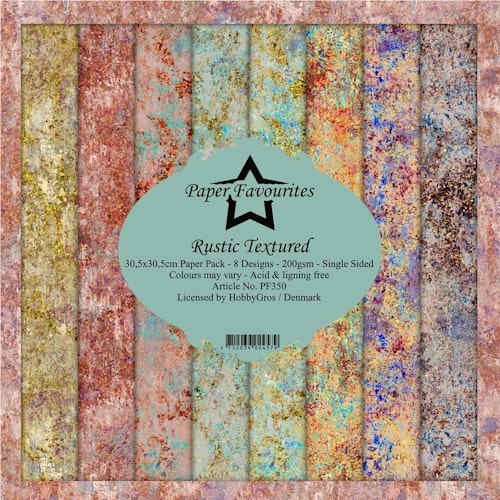Paper Favourites pack 12x12 - Rustic Textured