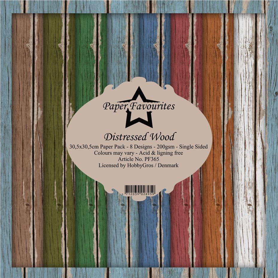 Paper Favourites pack 12x12 - Distressed Wood