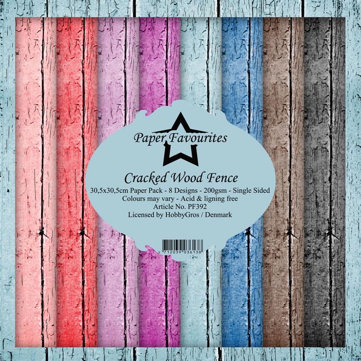 Paper Favourites pack 12x12 - Cracked Wood Fence