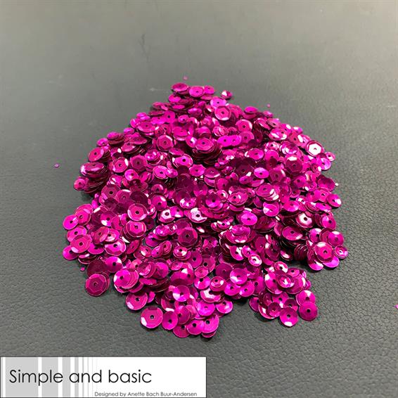 Sequins, simple and basic, Pink SBS112