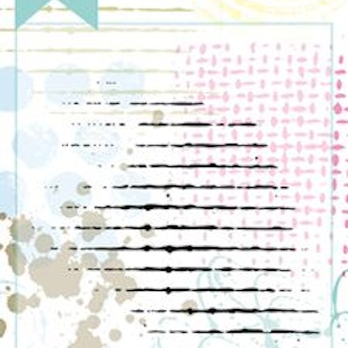 clearstamp marianne design Mixed media Grid  MM1604