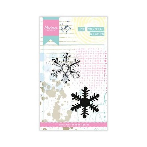 Cling stamp marianne design MM1626 ice crystals