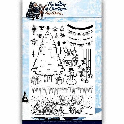 clearstamp Amy design ADCS10019 christmas