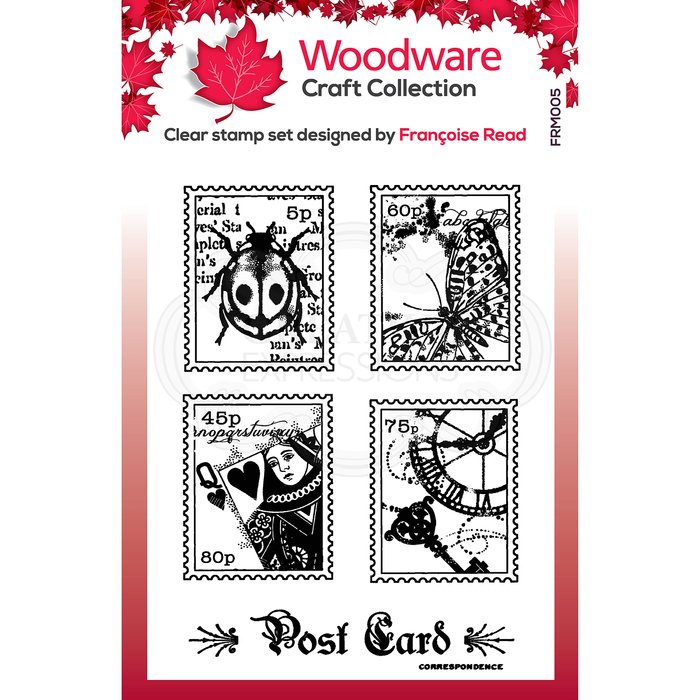 Woodware Clearstamp "Beetle Post" FRS806