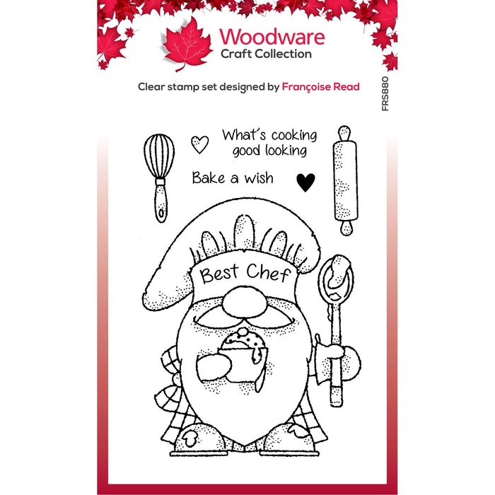 Woodware Clearstamp "Gnome Chef" FRS880