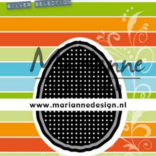 Marianne Design Die - CR1497 Cross Stitch - Easter Egg
