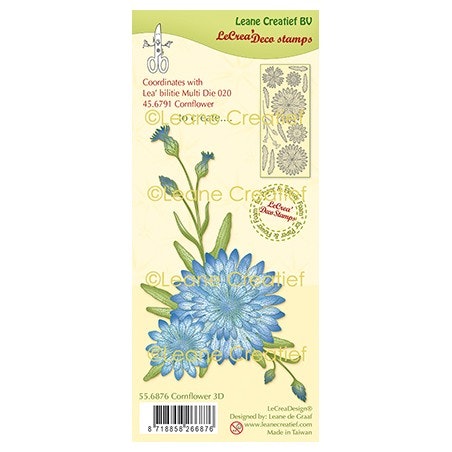 Leane Clearstamp “Cornflower” 55.6876