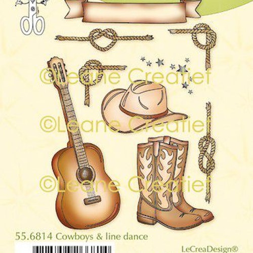 Leane Clearstamp  “Cowboys & Line Dance” 55.6814