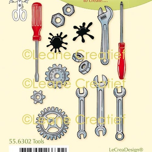 LEANE Clearstamp “Tools” 55.6302