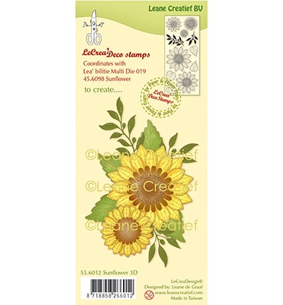 LEANE Clearstamp “Sunflower” 55.6012