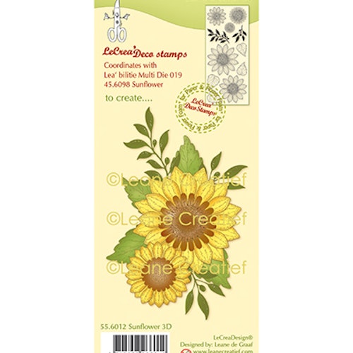 LEANE Clearstamp “Sunflower” 55.6012