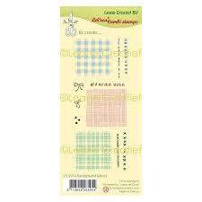 LEANE Clearstamp “Fabrics and stitches” 55.5954