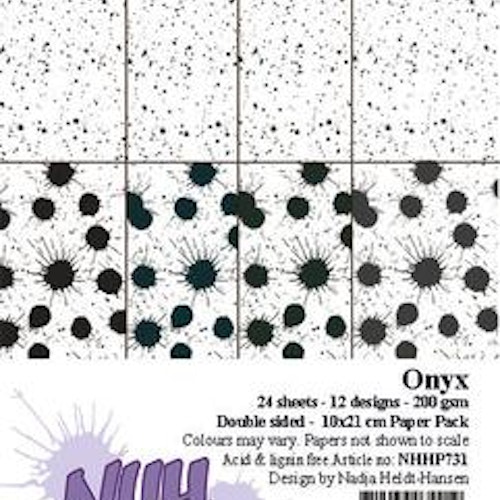 NHH Paperpad 10x21cm "Onyx" NHHP731