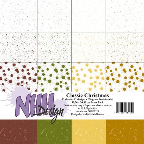 NHH Paperpad 30,5x30,5cm "Classic Christmas" NHHP529