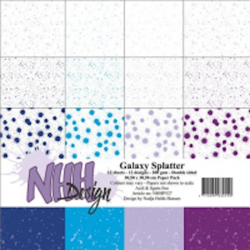 NHH Paperpad 30,5x30,5cm "Galaxy Splatter" NHHP527