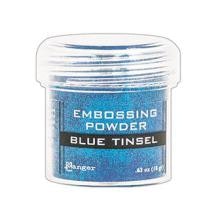 Embossing powder, Ranger - Blue Tinsel