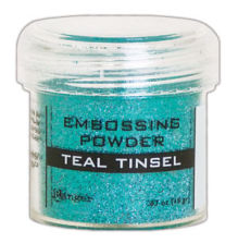 Embossing powder, Ranger - Teal Tinsel