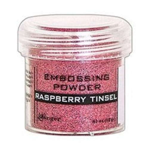 Embossing powder, Ranger - Raspberry Tinsel