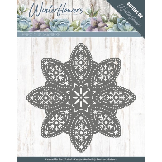 Precious Marieke Die - doily snowflake PM10140