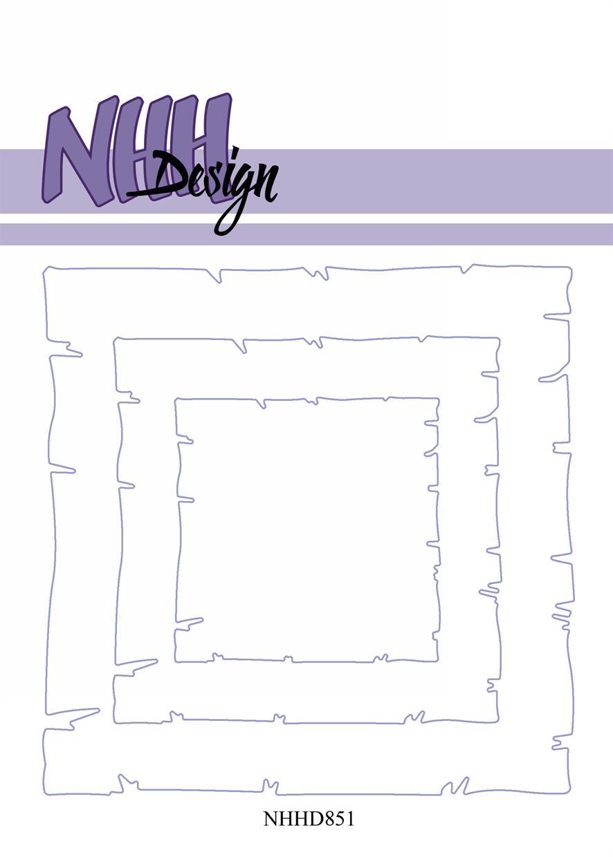 NHH design dies - Old Paper - Square NHHD851