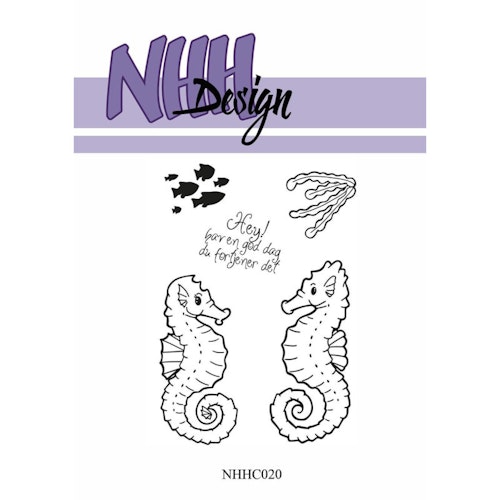 NHH design stamp - Sjöhästar NHHC020
