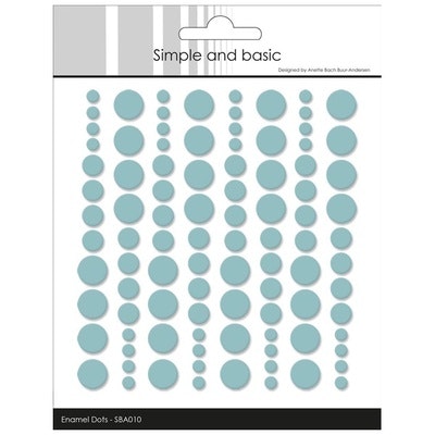 Simple and Basic Enamel Dots "Mint (96 pcs)" SBA010
