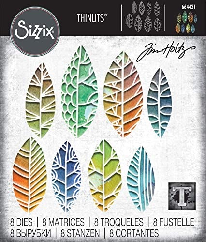 Sizzix Thinlits Die 664431 - cut out leafs by tim holtz
