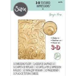 Sizzix embossingfolder -  664796 paisley