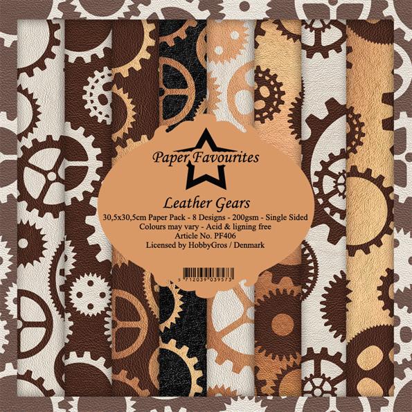 Paper Favourites pack 12x12 - Leather gear