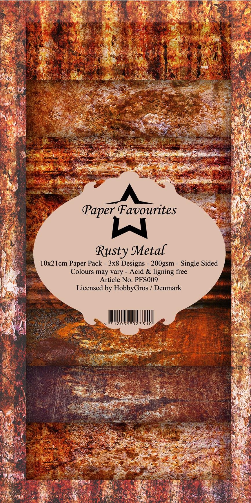 Paper Favourites pack Slim - Rusty Metal