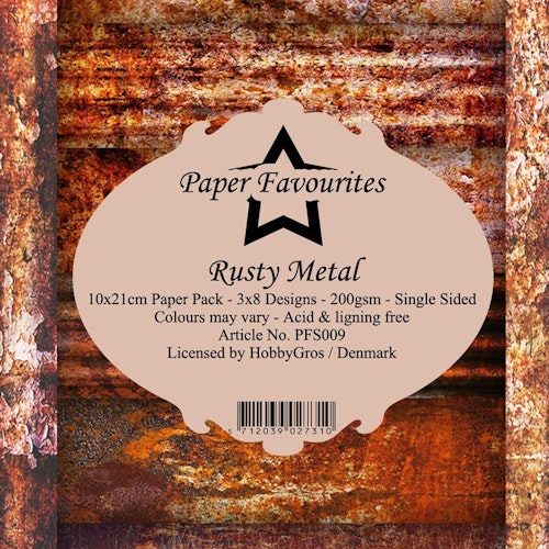 Paper Favourites pack Slim - Rusty Metal