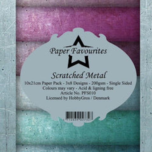Paper Favourites pack Slim - Scratched Metal