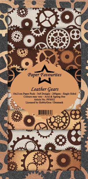 Paper Favourites pack Slim - Leather Gears
