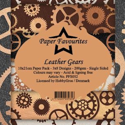Paper Favourites pack Slim - Leather Gears