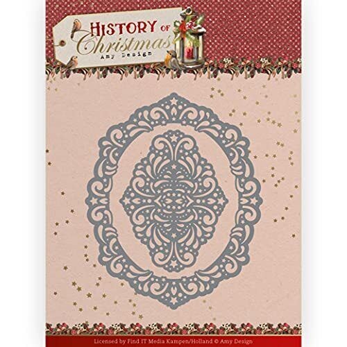 Amy design -  Lacy Christmas Oval ADD10245