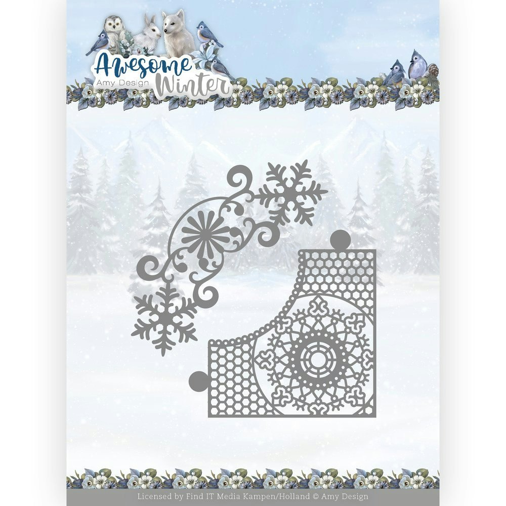 Amy design -  Winter Lace Corner ADD10258