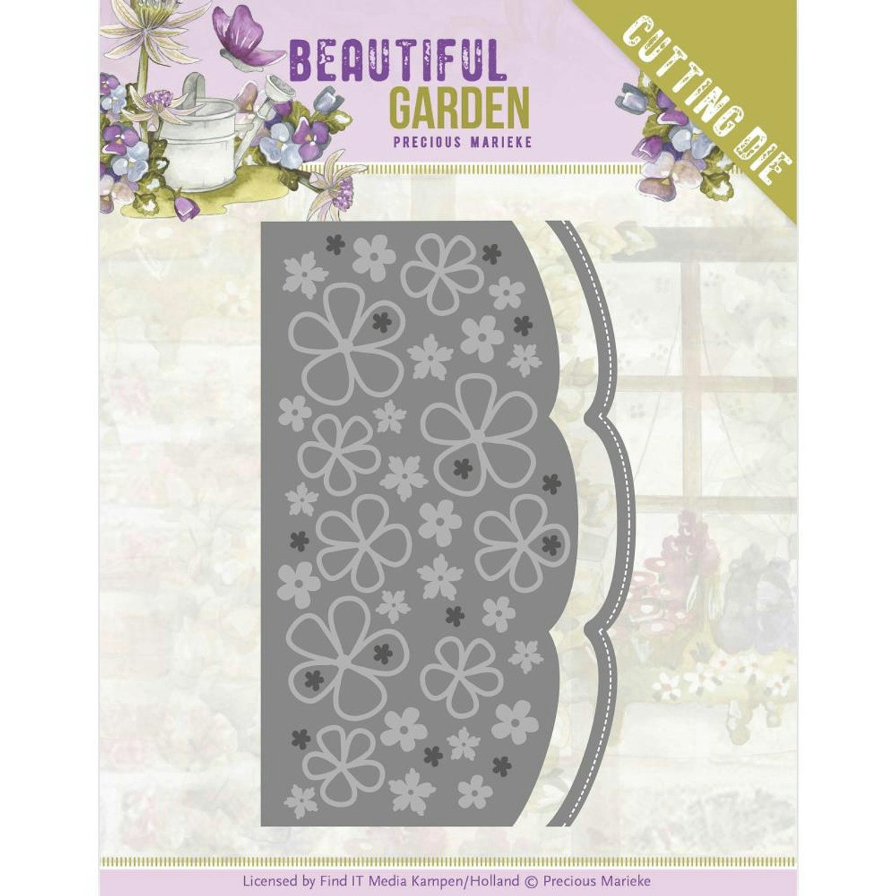 Precious Marieke Die - Flower Border PM10202