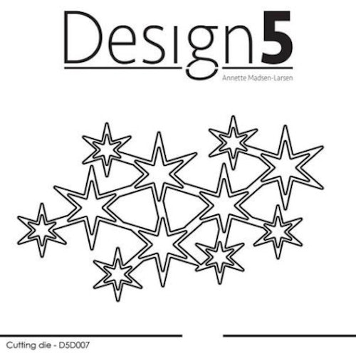 Design5 Dies - Stars D5D007